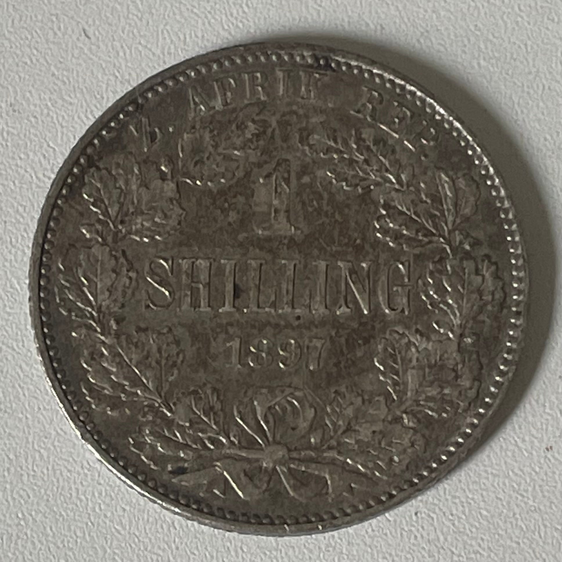 South Africa 1897 Silver Shilling 1/- Extremely Fine Condition