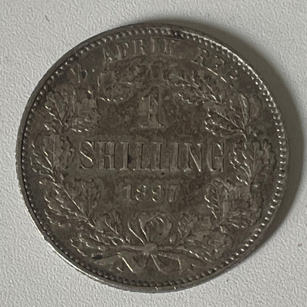 South Africa 1897 Silver Shilling 1/- Extremely Fine Condition