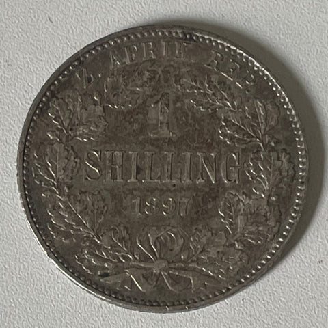 South Africa 1897 Silver Shilling 1/- Extremely Fine Condition