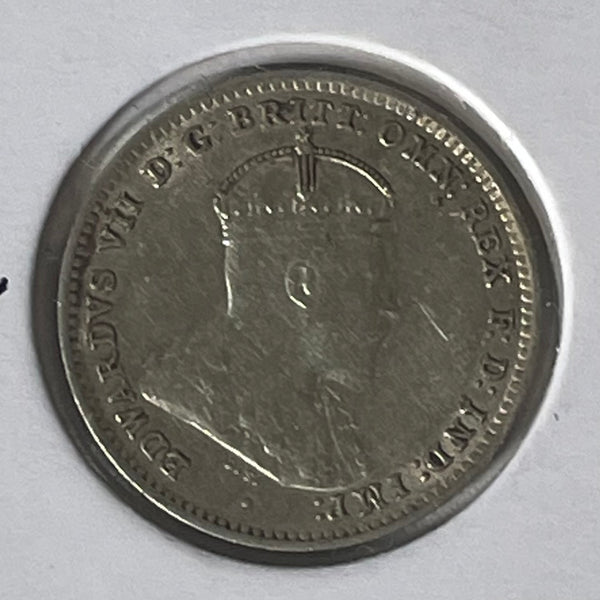 Australia 1910 3d Threepence Silver Coin Extremely Fine Condition