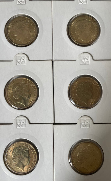 Australia 2013 Royal Australian Mint $1 Polar Animals Series Set of 6 Coins