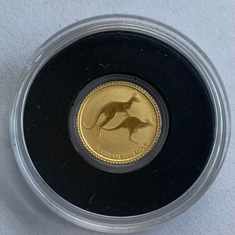 2018 $2 Australian Kangaroo Series .5 gram  .9999 Gold Coin