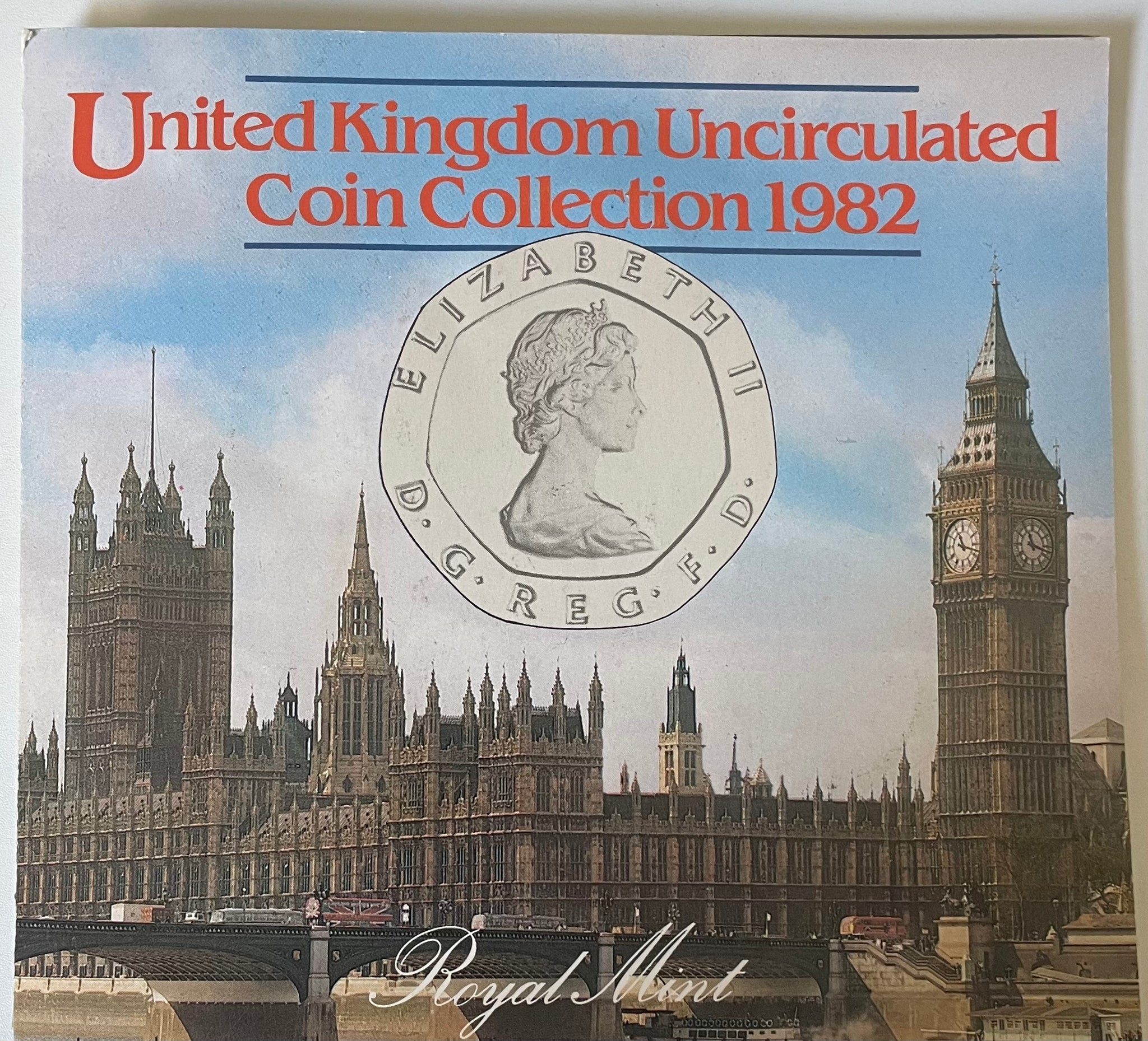 GB Great Britain United Kingdom 1982 Uncirculated Coin Set