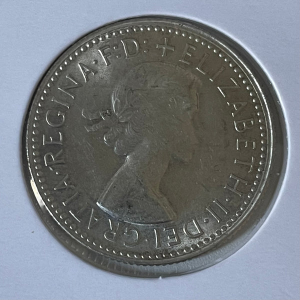 Australia 1956  1/- One Shilling silver coin Uncirculated