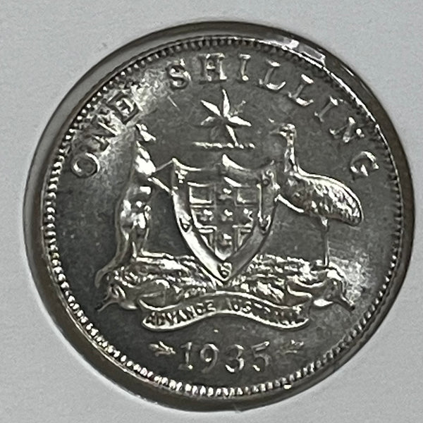 Australia 1935 Shilling 1/- Uncirculated