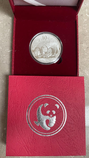 China 2013 10 Yuan  99.9 Silver One Ounce 1oz Panda