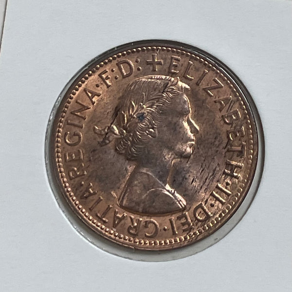 Australia 1955 Melbourne 1d One Penny Uncirculated Condition