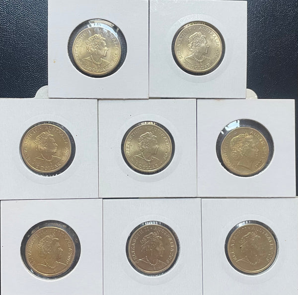 2019 $1  8x Counterstamp and Privy Mark Coins