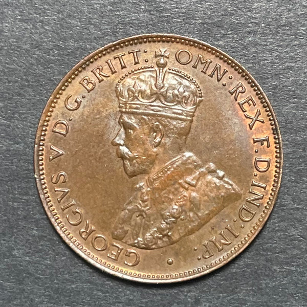 Australia 1933 1/2d Half Penny Extremely Fine Condition