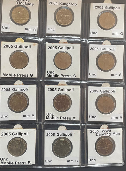 Australia 1984 to 2013 $1 One Dollar Uncirculated Collection 229 Coins
