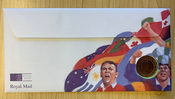 GB Great Britain 1999 £2 Rugby World Cup PNC
