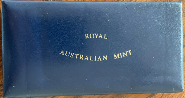 Australia 1966 Royal Australian Mint Proof Year Coin Set in Dark Blue Case