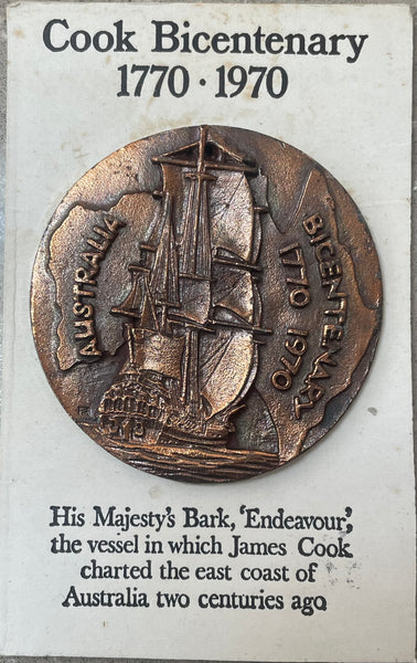 Australia 1970 Cook Bicentenary Commemorative Medallion