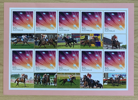 Australia 60c Black Caviar Sheet of 10 horse racing