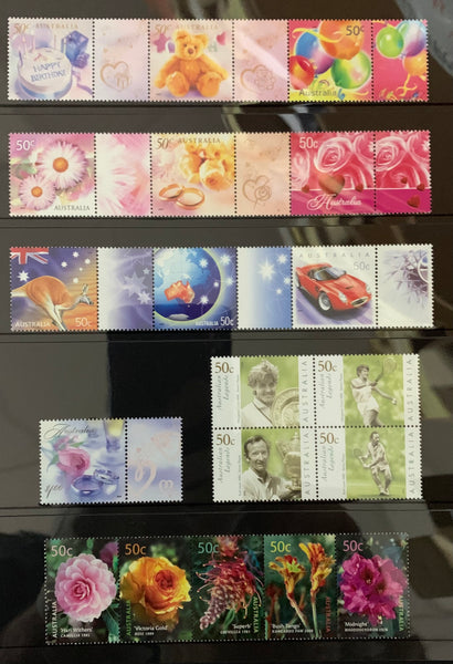 Australia Post 2003 Year Album. This book contains all the different simplified stamps issued in that year.