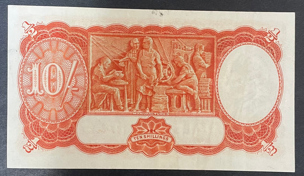 Australia Banknote 1939 10/- Ten Shillings Sheehan/McFarlane R12 Note George VI