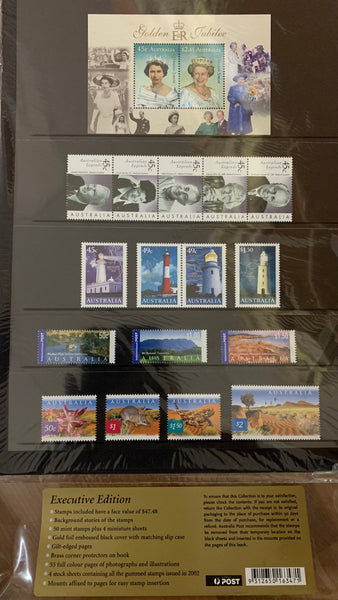 Australia Post 2002 Year Album.  Executive Leather