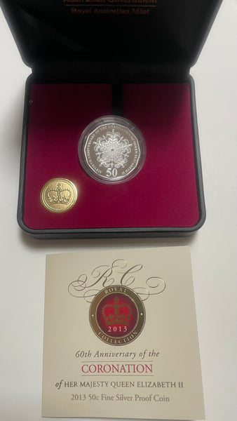 Australian 2013 60th Anniversary of the Coronation of Queen Elizabeth II Silver Proof