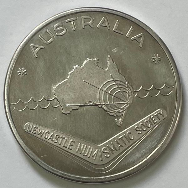 Australia 1966 Sir William Dobell  Newcastle Numismatic Society Silver Medallion