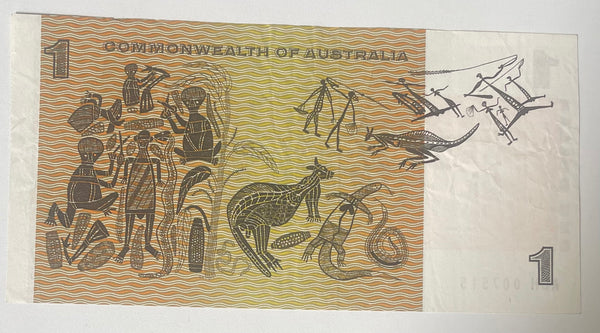 Australia 1966 $1 Commonwealth of Australia Coombs/Wilson Banknote EF. R71