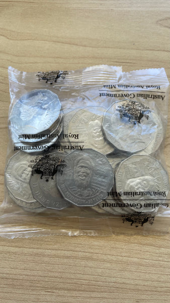 Australia 2017 Royal Australian Mint 50c Fifty Cents Pride & Passion Mabo Coins RAM Bag