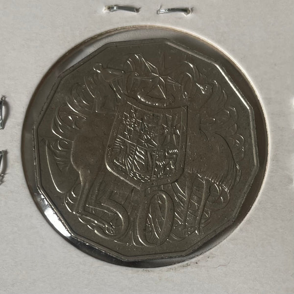 Australia 1985 uncirculated Fifty Cents 50c