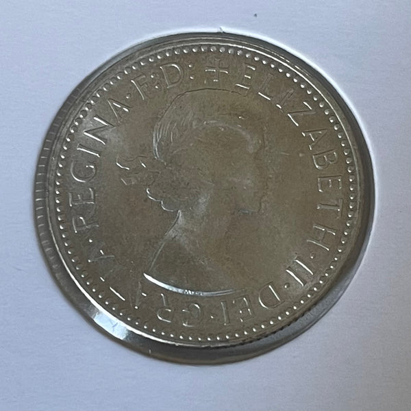 Australia 1961  1/- One Shilling silver coin Uncirculated