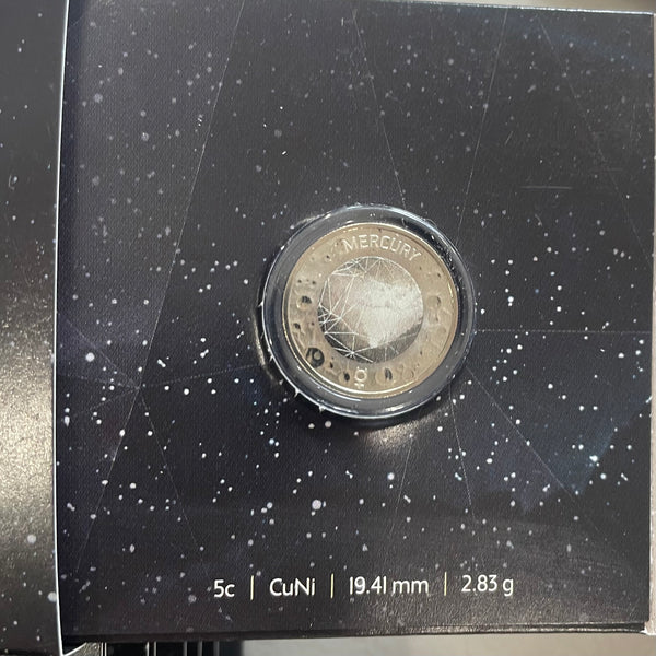 Australia 2017 Royal Australian Mint Planetary Coins 10 Coloured Coin Set