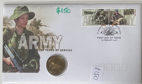 Australia 2001 Army $1 PNC Limited edition