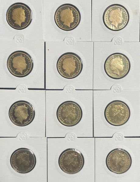 Australia 1984 to 2016 $1 One Dollar Proof Collection 40 Coins
