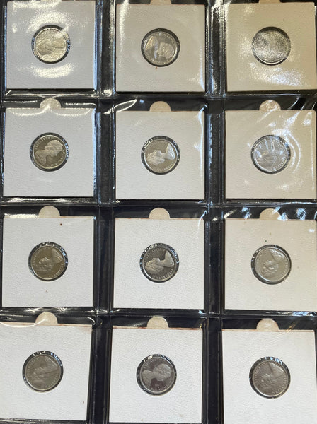 Australian 1966-2016 5c Proof Coin Collection