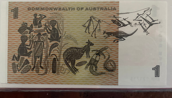Australia 1967 R72 $1 Commonwealth Of Australia Coombs/Randall Pair UNC