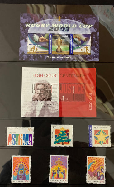 Australia Post 2003 Year Album.  Executive Leather