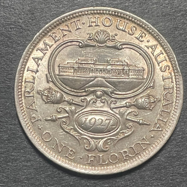 Australia 1927 Florin 2/- Canberra Commemorative