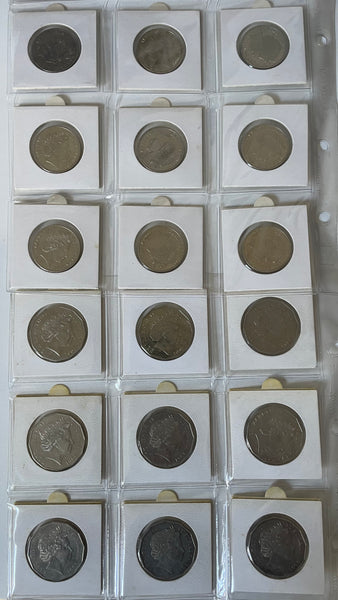 2001 Centenary of Federation Set of 9 States & Territories 20c & 50c Collection