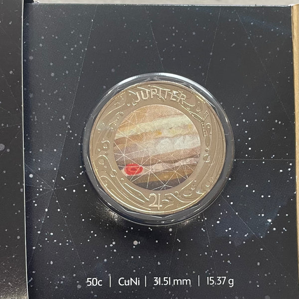 Australia 2017 Royal Australian Mint Planetary Coins 10 Coloured Coin Set