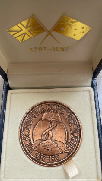 Australia 1987 First Fleet Bicentenary Commemorative Medallion