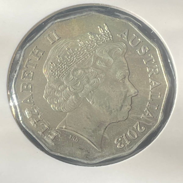 Australia 2013 Royal Australian Mint 50c Centenary of Australian Banknotes