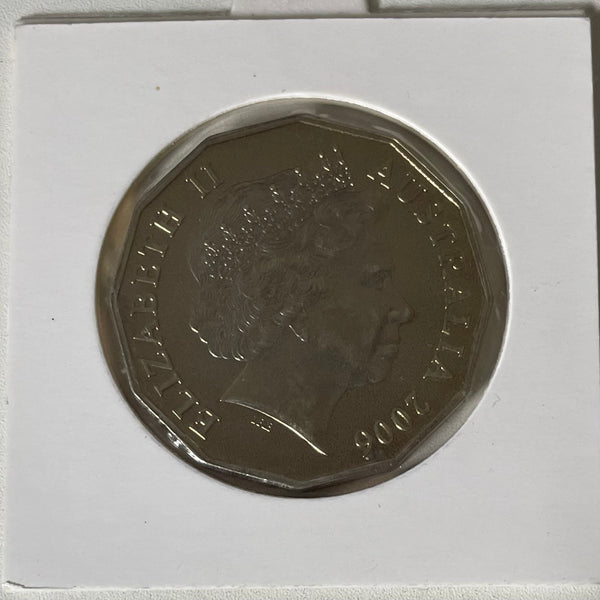 2006 Australia 50c Fifty Cents Royal Visit Uncirculated Coin