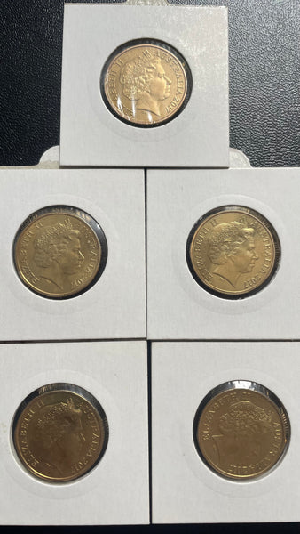 2017 $1 Counterstamp and Privy Mark Coins (5)