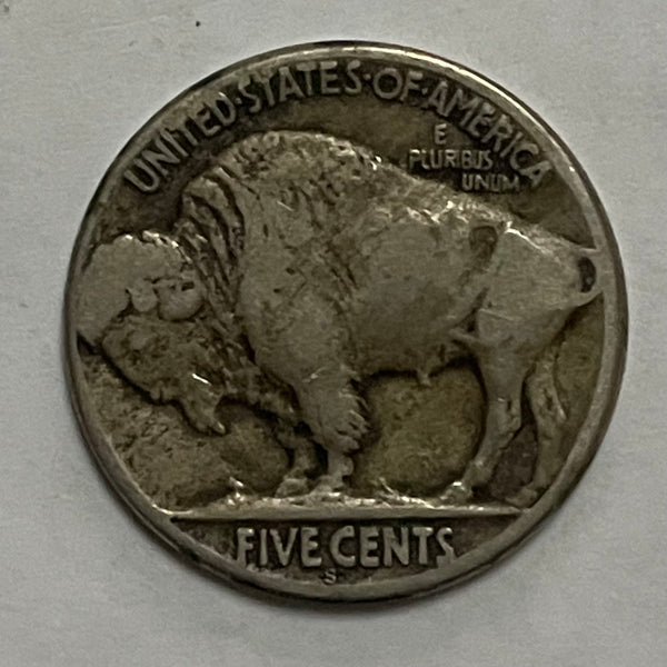 USA 1924s Nickel 5c "S" Mintmark coin