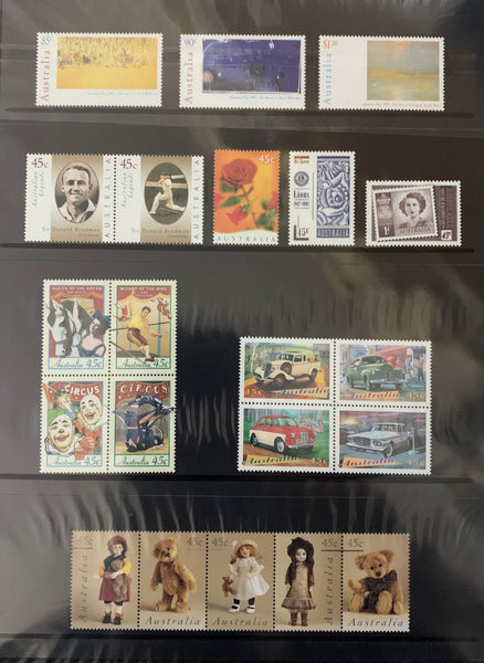 Australia Post 1997 Year Album. This book contains all the different simplified stamps issued in that year.