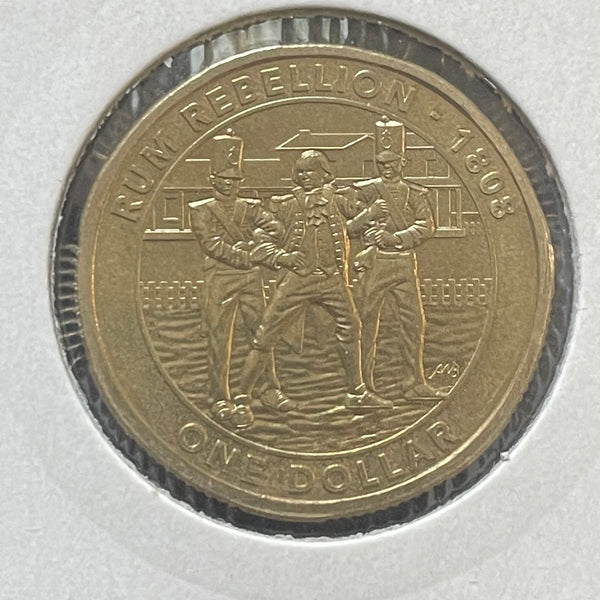 Australia 2019 Royal Australian Mint $1 Rum Rebellion 1808  Uncirculated Coin