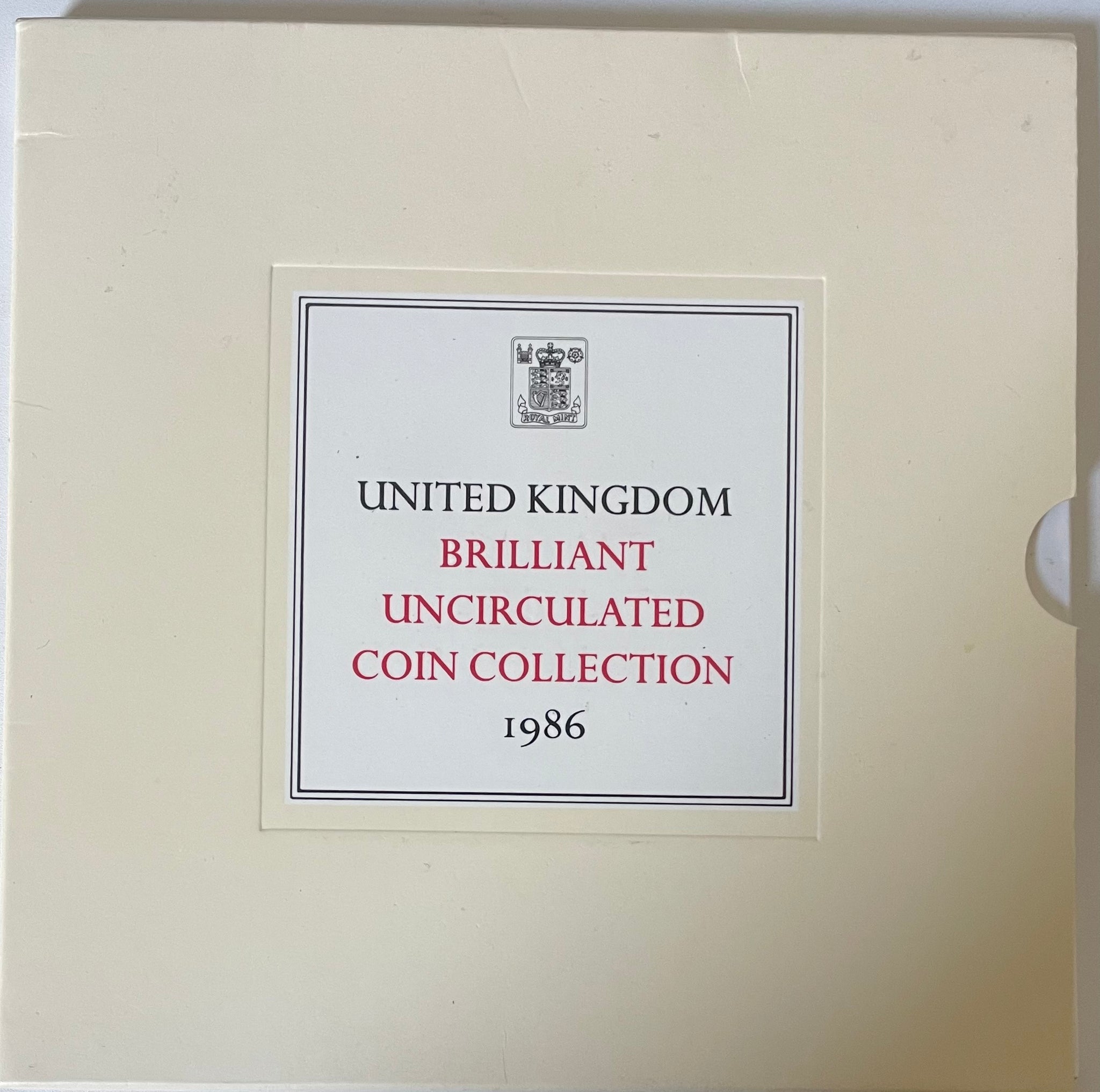 GB Great Britain United Kingdom 1986 Uncirculated Coin Set