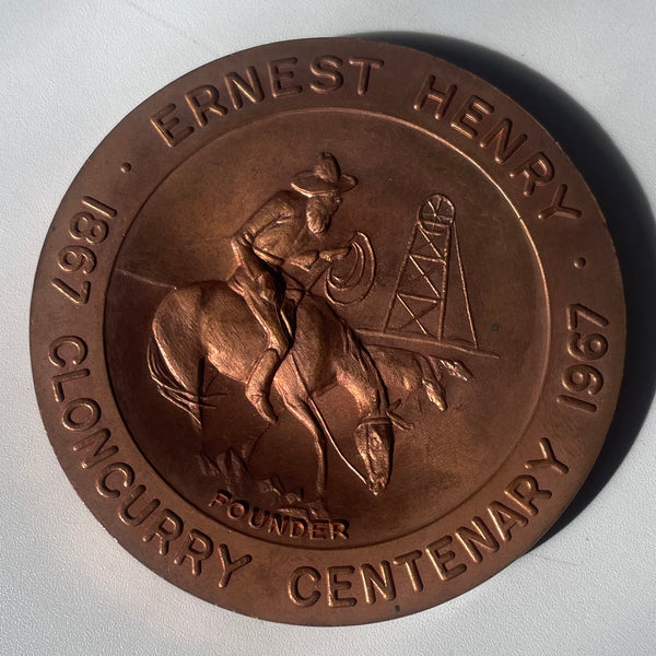 Australia 1967 Cloncurry Centenary Commemorative  Medallion