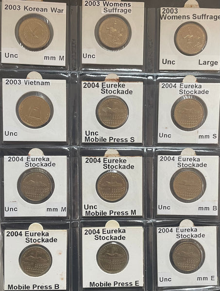 Australia 1984 to 2013 $1 One Dollar Uncirculated Collection 229 Coins