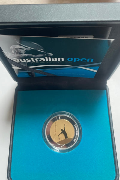 Australia 2012 Australia $2 Fine Silver Australian Open Men's Tennis Coin