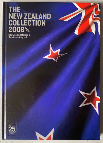 New Zealand 2008 Post Office Year Book containing all the different simplified stamps issued that year