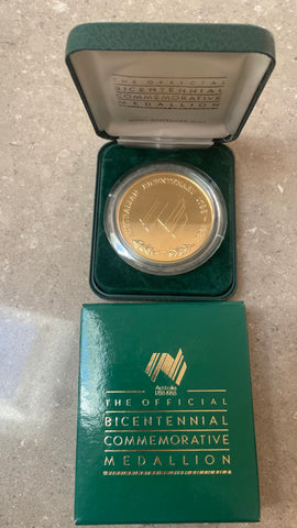 Australia 1988 The Royal Australian Mint "The Official Bicentennial Commemorative Medallion