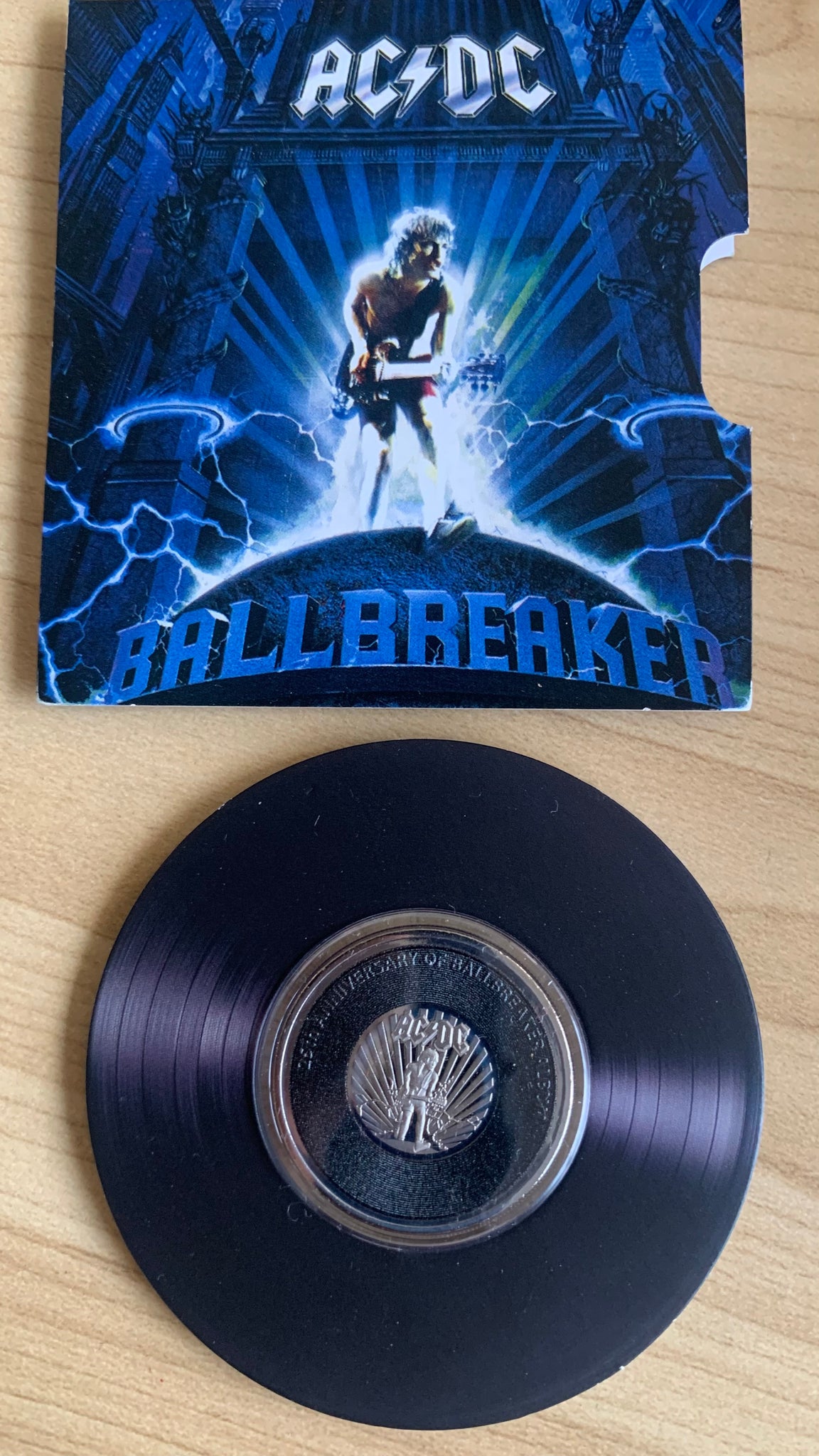 Australia 2020 Royal Australian Mint AC/DC ACDC 20c Coloured Uncirculated Coin Ballbreaker